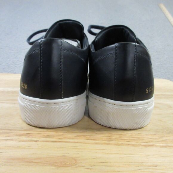 Common Projects Court Boxed Leather Sneakers EU 42, US 9 Blue Made in Italy - Picture 7 of 11